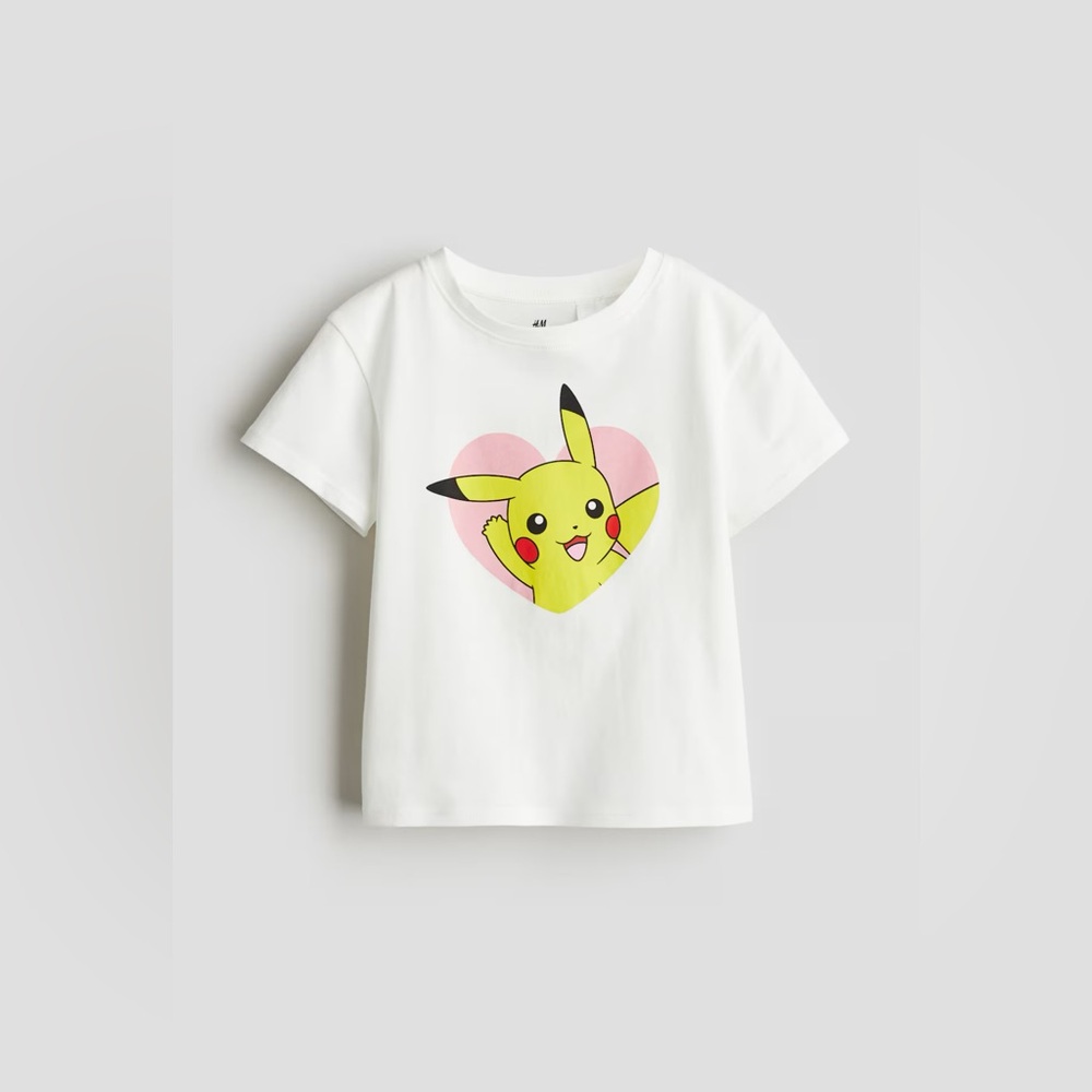 H&M Kids | Printed Pikachu T-Shirt